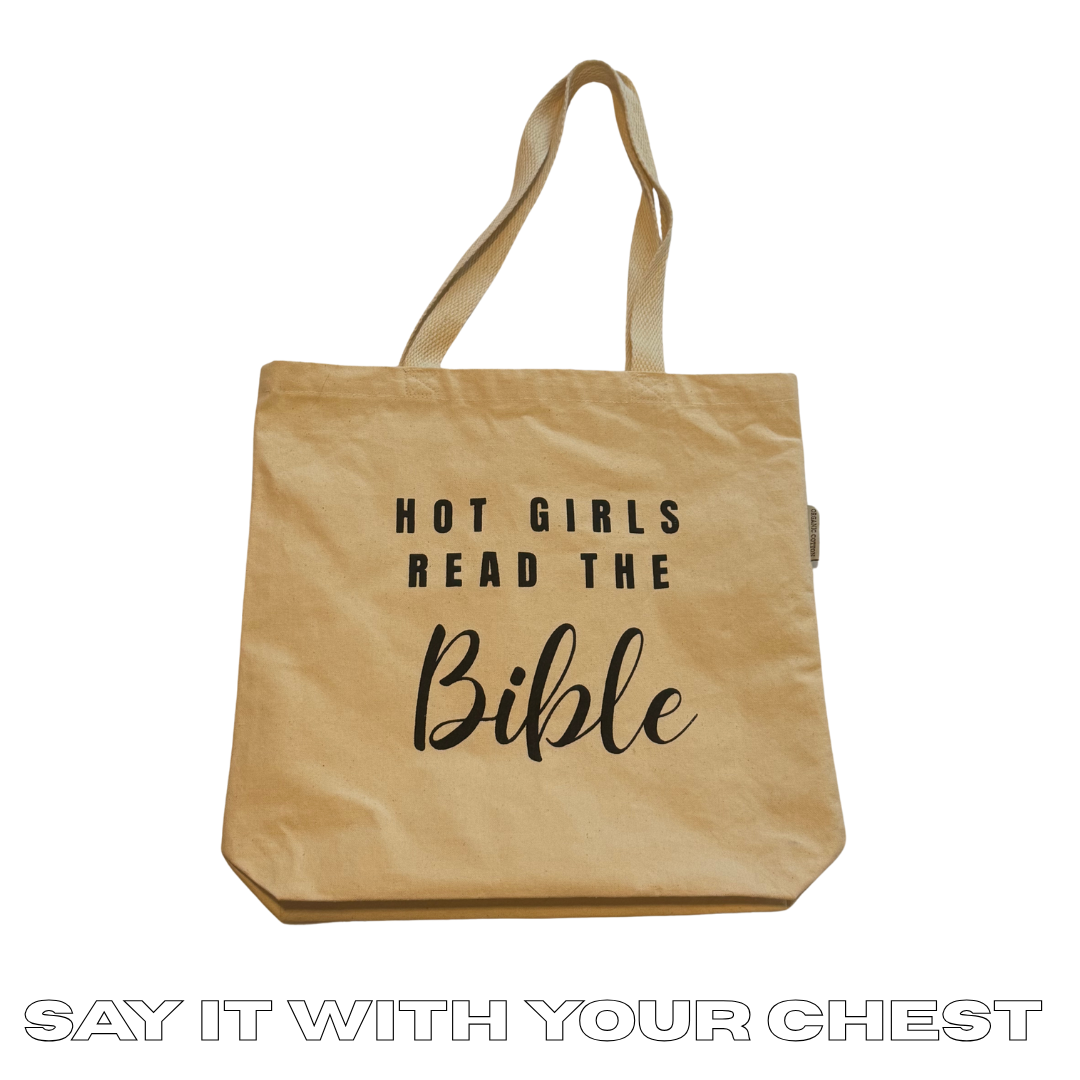HOT GIRLS READ THE BIBLE Tote Bag