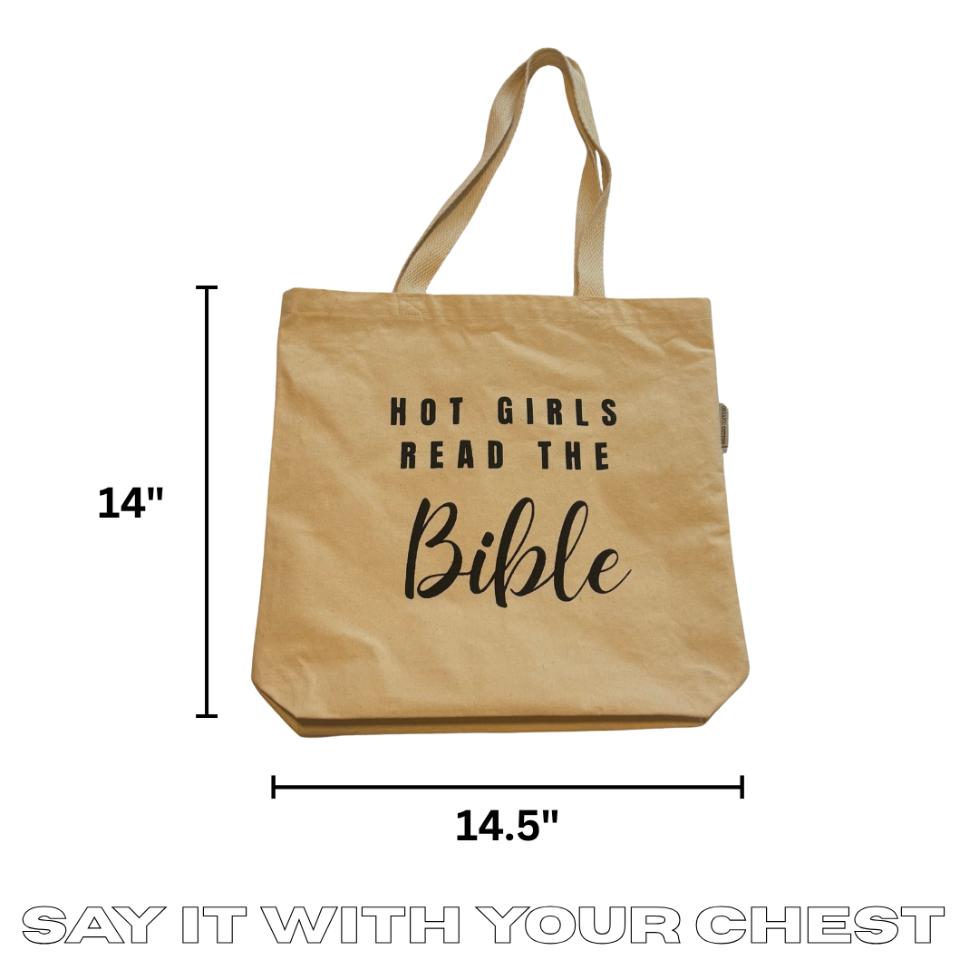 HOT GIRLS READ THE BIBLE Tote Bag