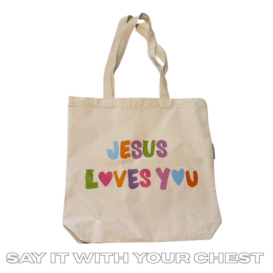 JESUS LOVES YOU Tote Bag
