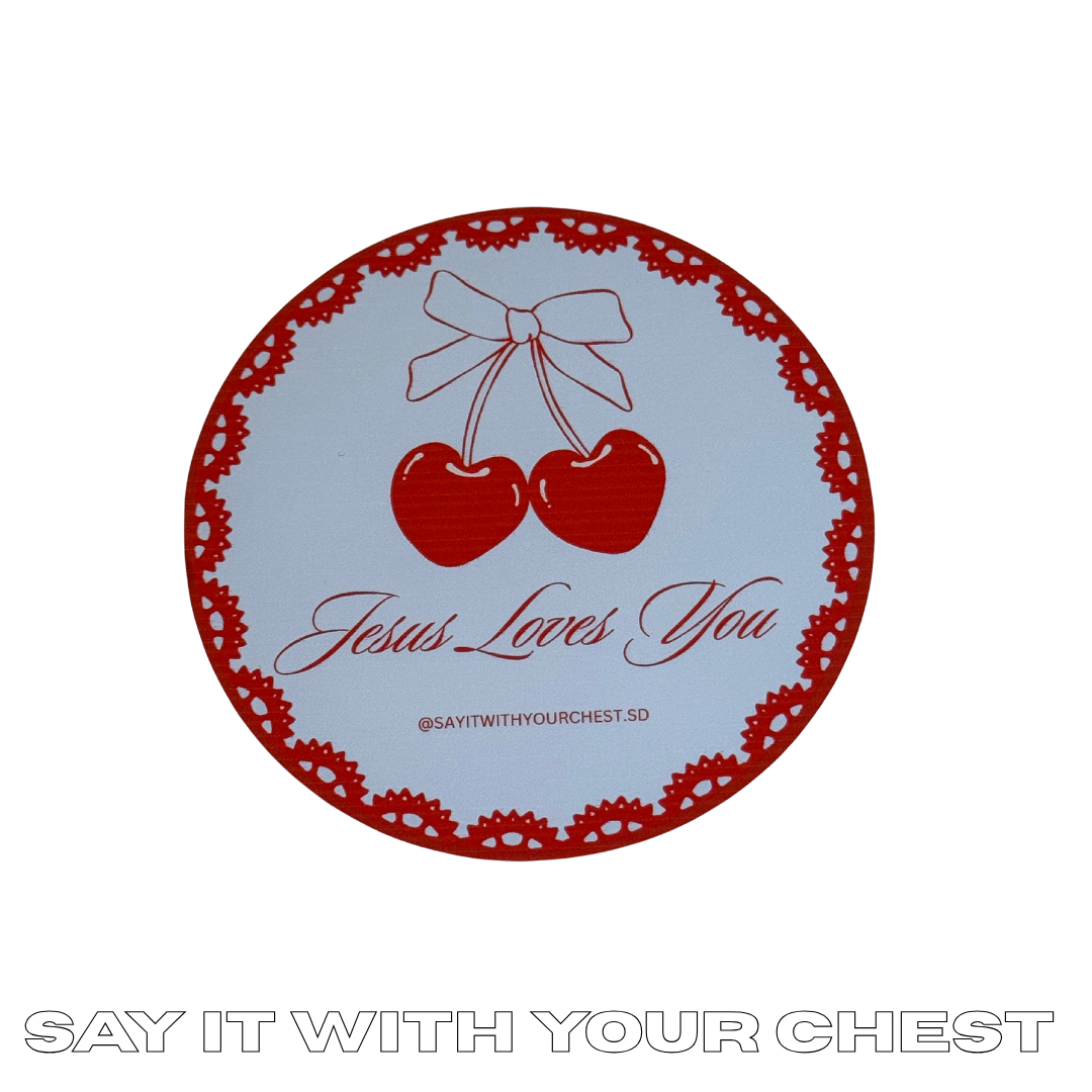Jesus Loves You Sticker