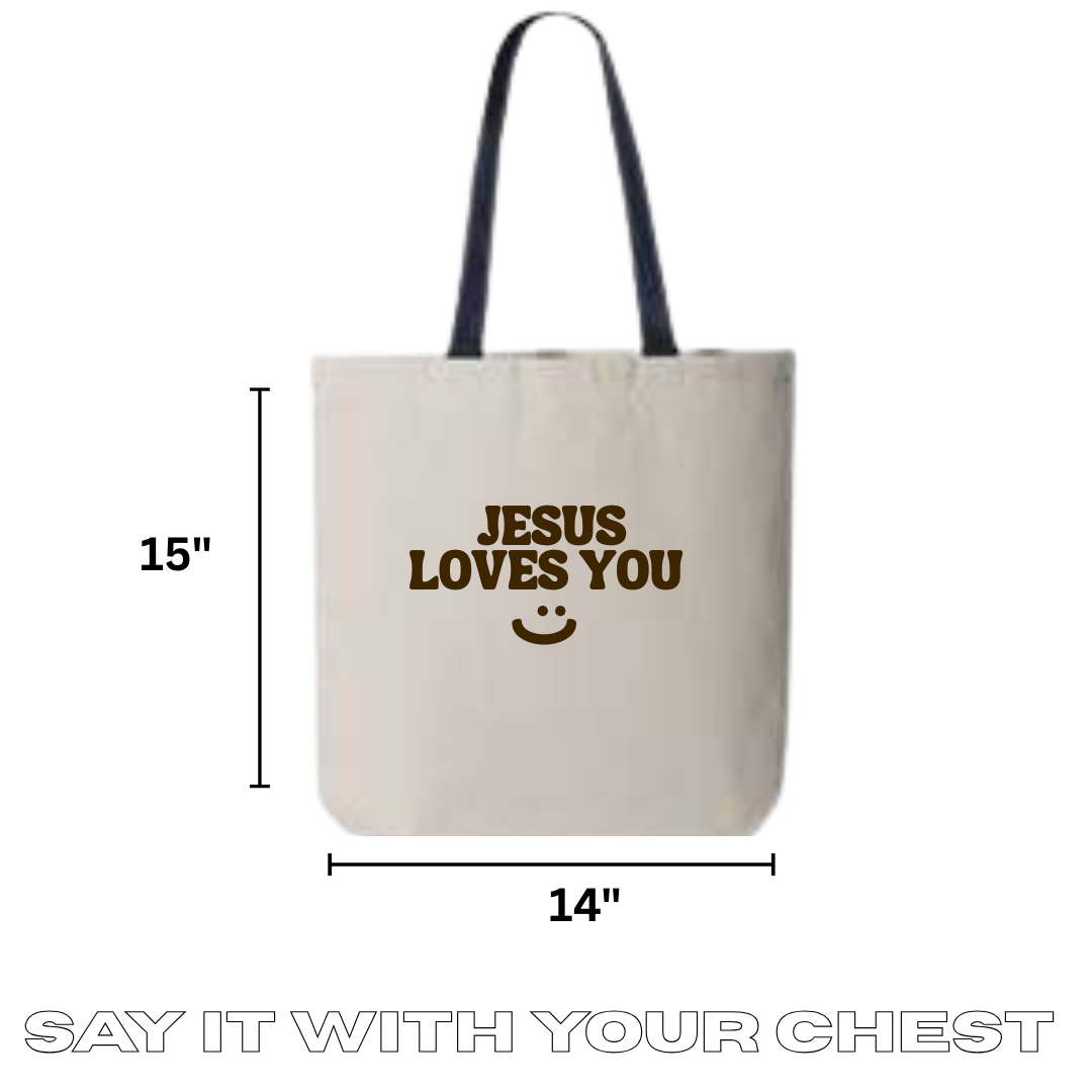 JESUS LOVES YOU :) Tote Bag