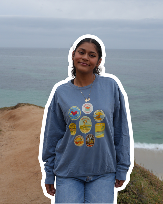 San Diego Stamp Crewneck