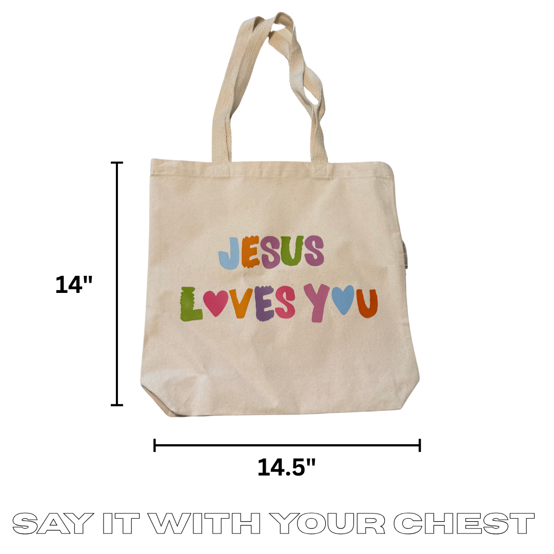 JESUS LOVES YOU Tote Bag