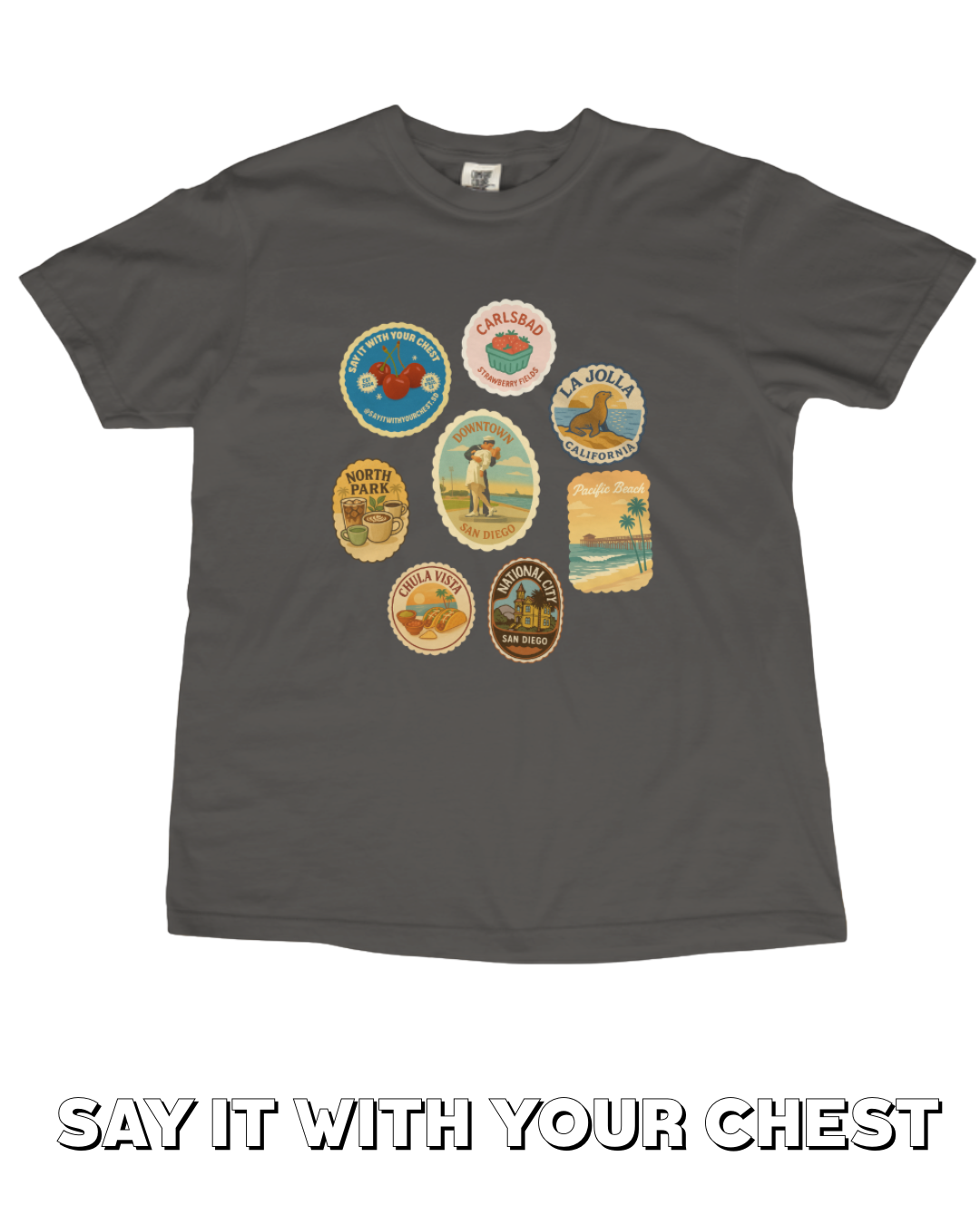 San Diego Stamp Shirt