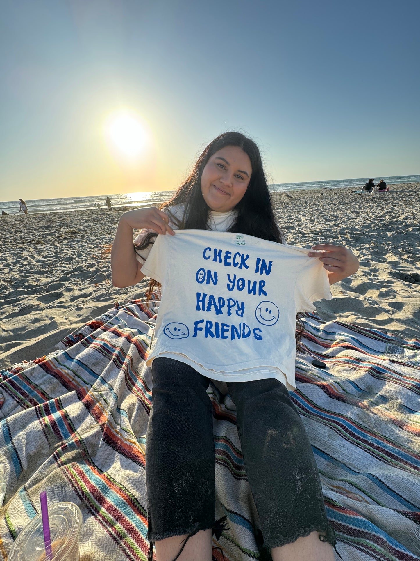 Check In On Your Happy Friends Shirt