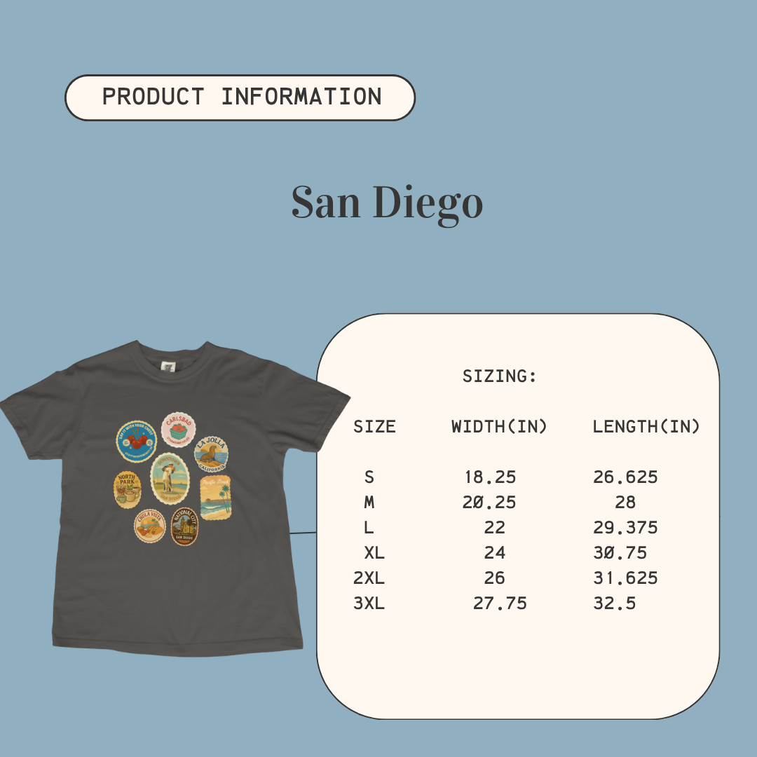 San Diego Stamp Shirt